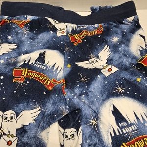 Harry Potter PJs Pants Lounge Elastic Stretch Waist String G L Women Teen